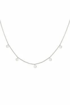 Collier 925 Silber rhodiniert Anhänger Plättchen 41184951697502