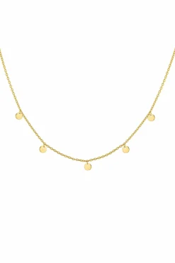 Collier 925 Silber vergoldet Anhänger Plättchen 41184950747230