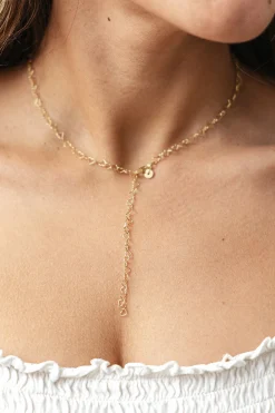 Collier 925 Silber vergoldet Herzchenkette Y-Kette 41184838287454