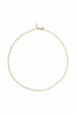 Collier 925 Silber vergoldet Herzchenkette Choker 41184836976734