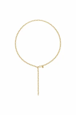 Collier 925 Silber vergoldet Y-Kette Gliederkette 41184959332446