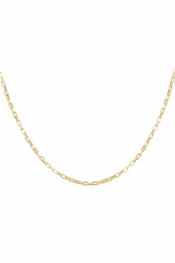 Collier 925 Silber vergoldet edgy Gliederkette 41185114423390