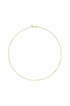 Collier 925 Silber vergoldet edgy Gliederkette 41185114423390