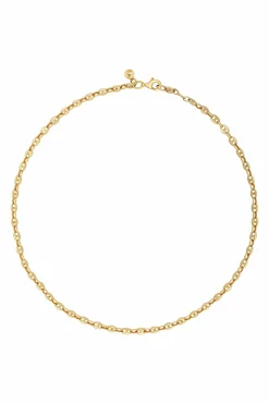 Collier 925 Silber vergoldet Choker Kaffeebohnenkette 41185026113630