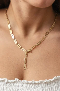 Collier 925 Silber vergoldet Kette Y-Kette Herzen 41184834322526