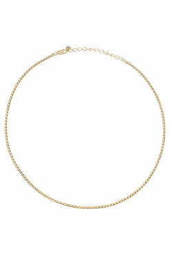 Collier 925 Silber vergoldet Panzerkette rund 41184836354142