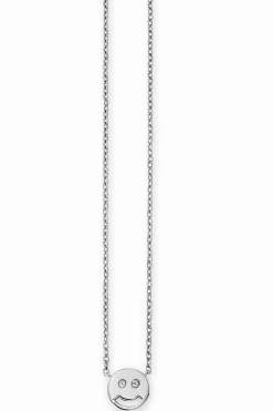 Collier 925/- Sterling Silber rhodiniert Zirkonia Smile 41183972720734