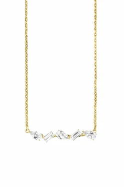 Collier 925/- Sterling Silber vergoldet WeiĂtopas 41178871955550