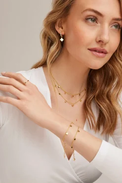 Creole 925 Sterling Silber gelb vergoldet Kleeblatt Zirkonia 41184874627166