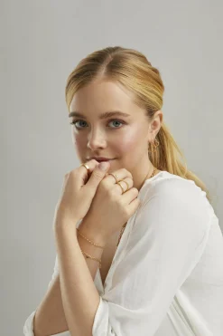 Creole 925 Sterling Silber gelb vergoldet Herz klein 41184968409182