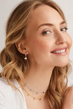 Creole 925 Sterling Silber rhodiniert Herz Zirkonia 41184873513054