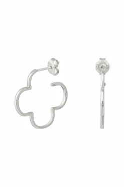 Creole 925 Sterling Silber rhodiniert Kleeblatt 41184973586526