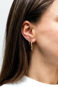 Creole 925 Sterling Silber vergoldet Twist 41185088831582