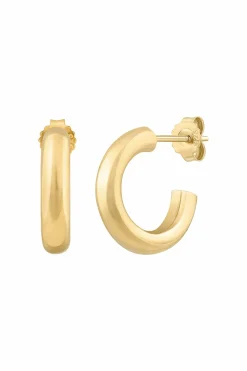 Creole 925 Sterling Silber vergoldet chunky 41185105248350