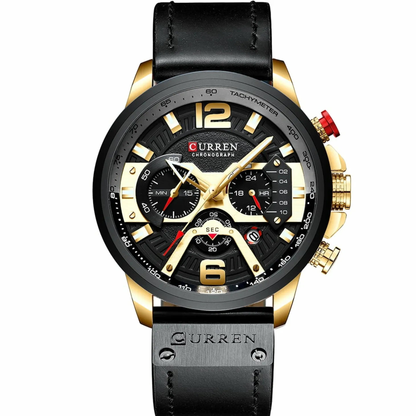 CURREN Men's Business Sport Watch 3ATM Waterproof Simple Design 8329