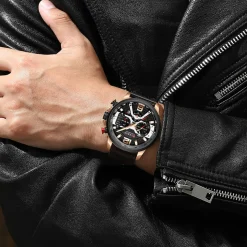 CURREN Men's Business Sport Watch 3ATM Waterproof Simple Design 8329