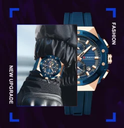 Curren Men's Fashion & Classic Quartz Watch - Model 8462