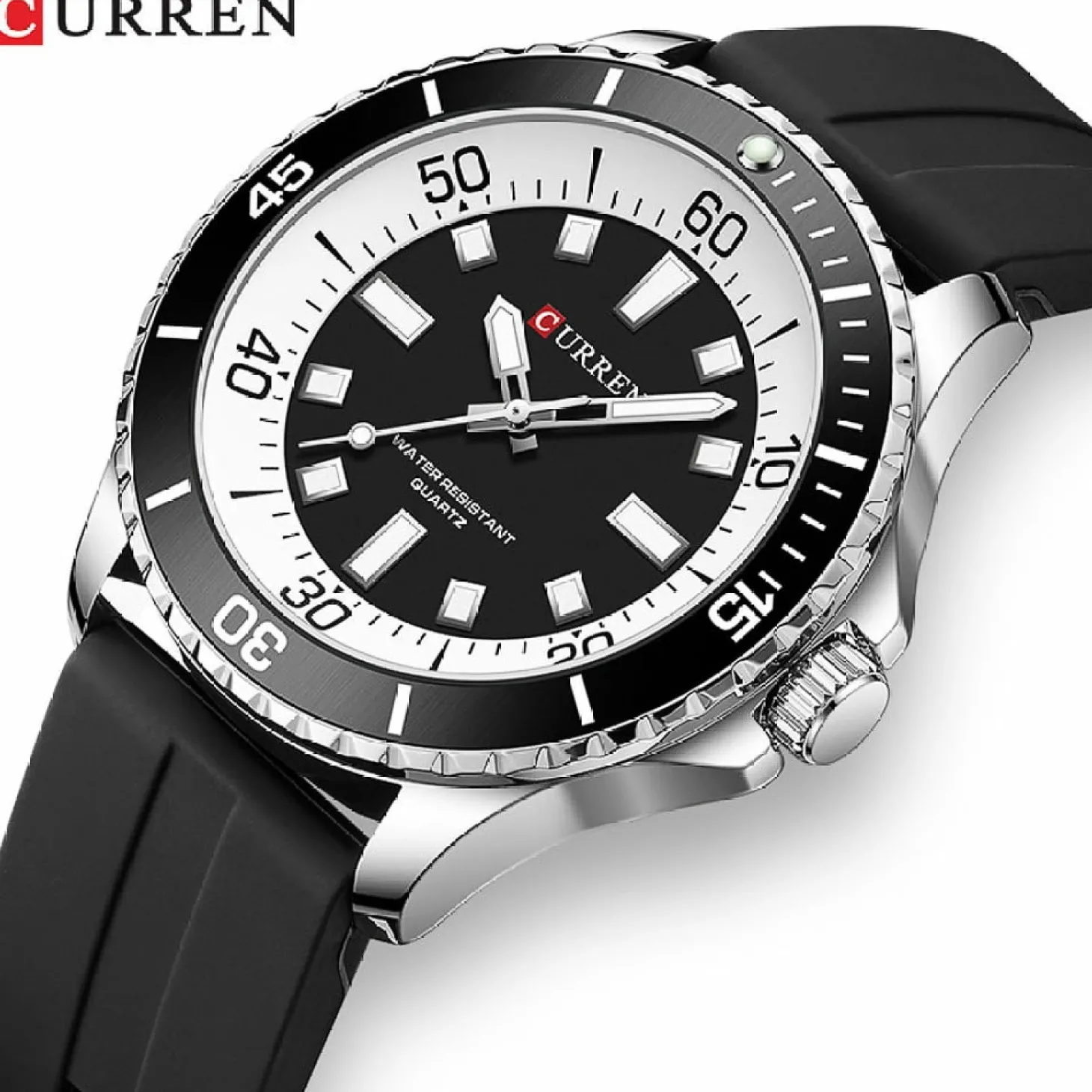 CURREN Men's Quartz Watch Casual Luminous Hands Wristwatch 8448