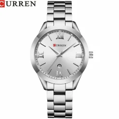 CURREN Women's Rose Gold Stainless Steel Quartz Watch 9007