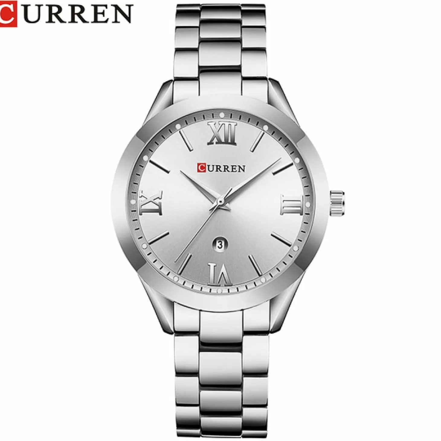 CURREN Women's Rose Gold Stainless Steel Quartz Watch 9007