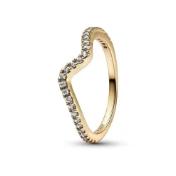 Damen Sparkling Wave Ring 162539C01-52