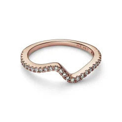 Damen Sparkling Wave Ring 182539C01-54