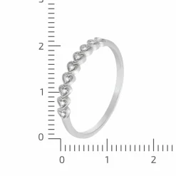 Diamonds by Ellen K. 375/- Weißgold Brillant 0,04ct. Ring 41677800767582