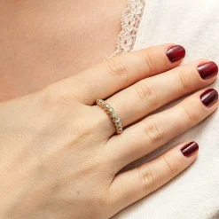 Diamonds by Ellen K. Gold 375 zweifarbig mit 11x Diamant 0,10ct. Ring 41678900232286