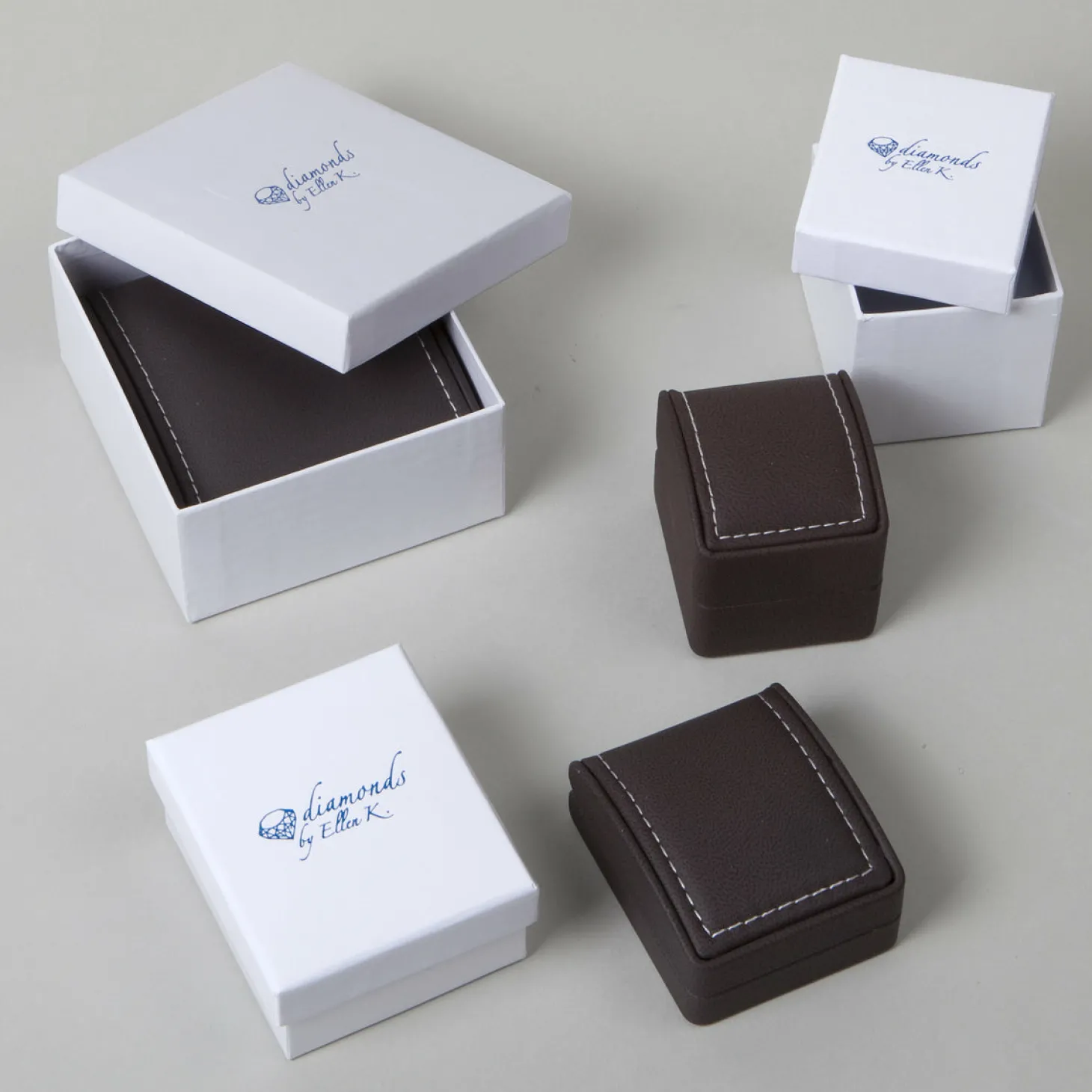 Diamonds by Ellen K. Gold 585 zweifarbig mit 5x Brillant zus. 0,05ct. Ring 41679101427806