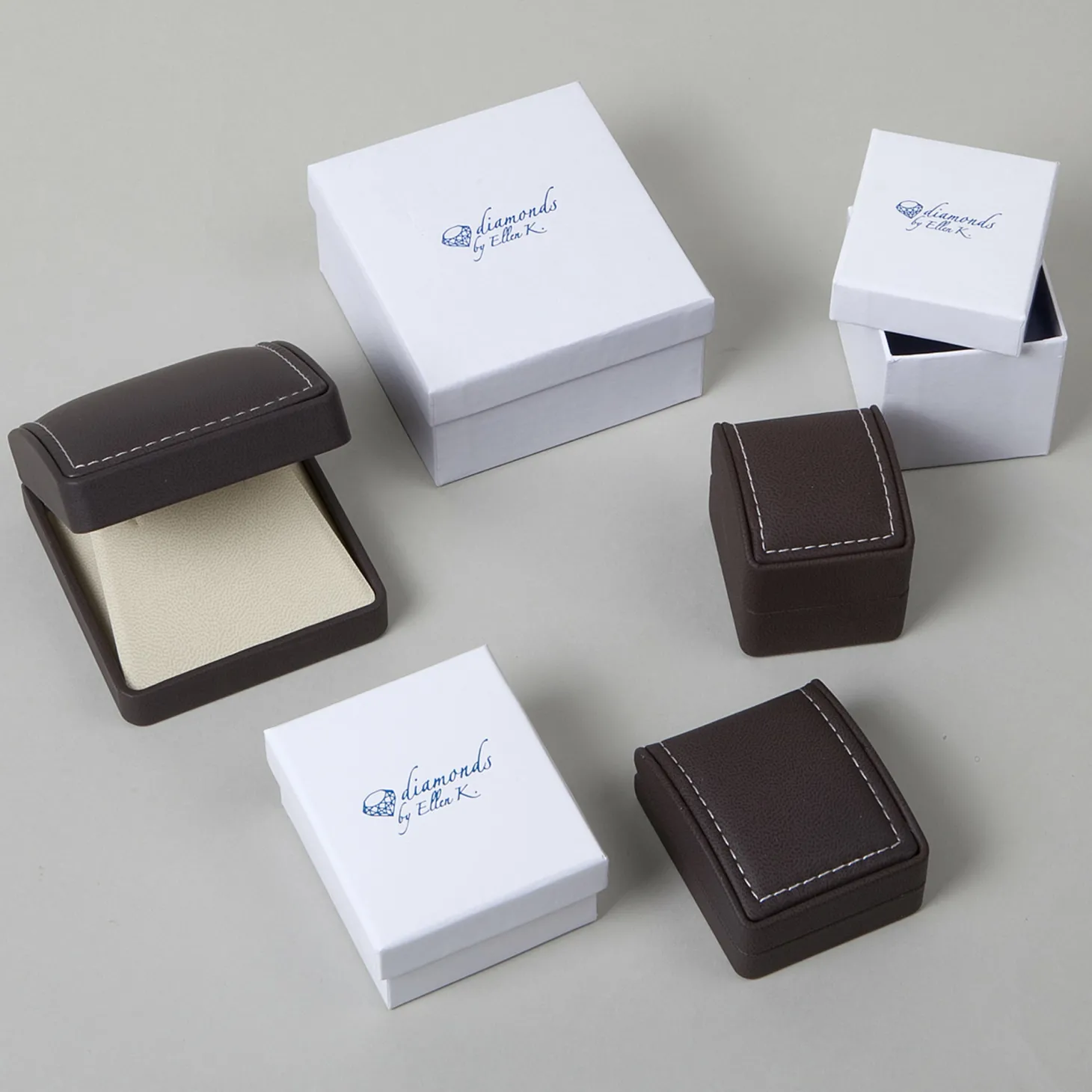 Diamonds by Ellen K. Gold 585 zweifarbig Herz-Motiv mit Brillanten 0,025ct. Ring 41677813416030