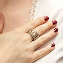 Diamonds by Ellen K. Silber 925 mit 40 Diamanten zus. 0,20ct. Ring 41675997839454