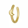 Ear Cuff 925 Silber vergoldet Mond Luna 41184534888542