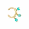 Ear Cuff 925 Silber vergoldet Amazonit 41185017069662
