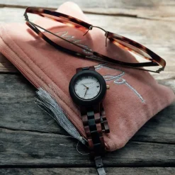 Edenhölzer Damen Armbanduhr Hardlex Virgin Gorda Datumsanzeige