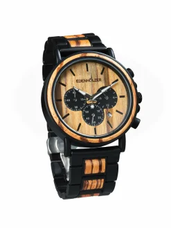 Edenhölzer Herren Armbanduhr Chronograph Hardlex Grande Terre