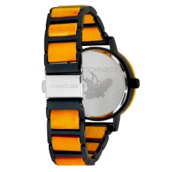 Edenhölzer Holzuhr Damen Armbanduhr Quarz Holzarmband Uhr Hardlex Nevis Natur