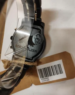 Edenhölzer Holzuhr Damen Holzarmband Chronograph St. Lucia