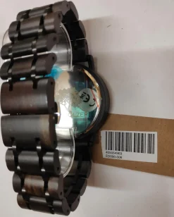 Edenhölzer Holzuhr Herren Armbanduhr Moorea Holzarmband ED090-006