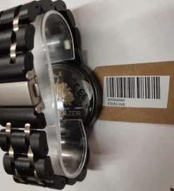 Edenhölzer Holzuhr Herren Armbanduhr Chronograph Hardlex Aruba Datumsanzeige