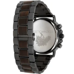 Edenhölzer Holzuhr Herren Armbanduhr Chronograph Holzarmband Hardlex Martinique Datumsanzeige