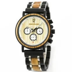 Edenhölzer Holzuhr Herren Armbanduhr Boracay ED091-011