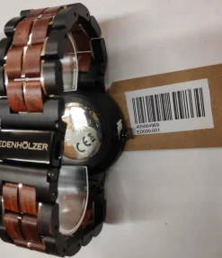 Edenhölzer Holzuhr Herren Armbanduhr Slimline Gozo ED099-001