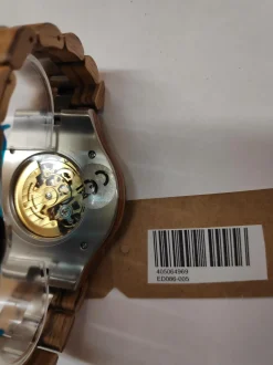 Edenhölzer Holzuhr Herren Armbanduhr Automatik Lombok Holzarmband ED086-005