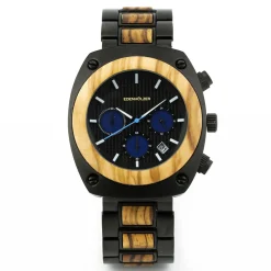 Edenhölzer Holzuhr Herren Armbanduhr Chronograph Padang ED103-001