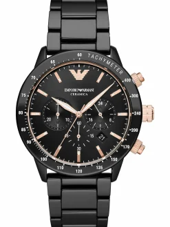 Emporio Armani Chronograph Herren schwarz AR70002