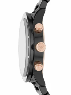 Emporio Armani Chronograph Herren schwarz AR70002