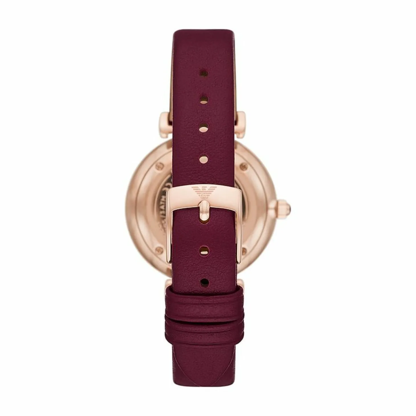 Emporio Armani Damen Armbanduhr Burgund / Roségold AR11487
