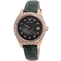 Emporio Armani Damen Armbanduhr Roségold/Schwarz AR11506