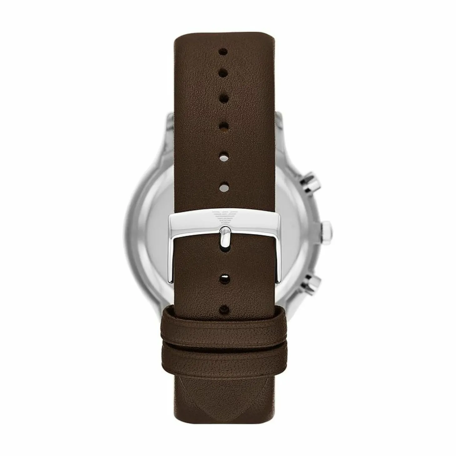 Emporio Armani Herren Armbanduhr Chronograph Braun / Silber AR11490