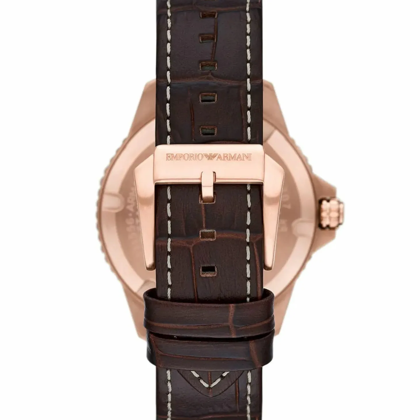 Emporio Armani Uhr Herren AR11556 Blau / Braun